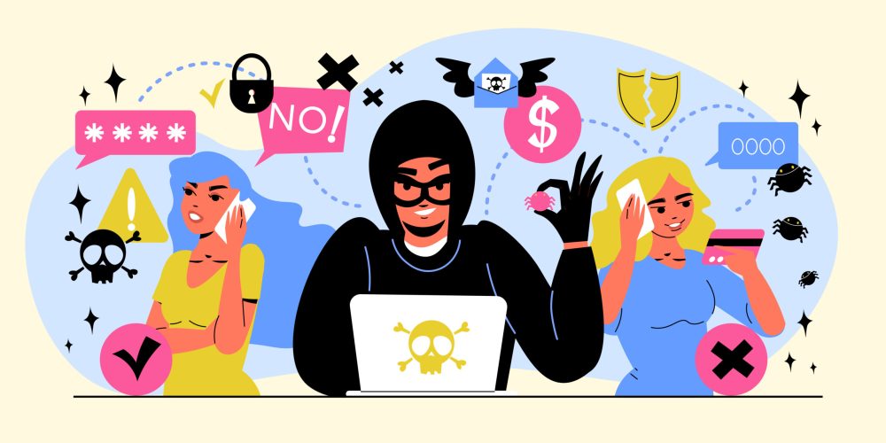 Cyber crime flat composition with hacker stealing money online vector illustration SSUCv3H4sIAAAAAAACA01Ry07DMBD8ldWeAwVxyw1VFaKnChCXisPG2SarOHZkOylRlX9n3QfqbWf2MePxCSuKYrA8oVg7xhQoiXdYPhfItSQfhCyWT0uBMVEaI0edVWQocaPdM74d2Z8yjyV+sWmdt76ZURfHSqm174cxcYi4FLex9zvJuFpbGR5eQ/pf+WajBnD5KZAadmbO0qod2DKdney11R31an+1NUnN/lLSWEsucfKGrPZfsm3V831mm0BDKybIxCHjmqMJ2edccQDle4aDpQRGjfso2SMcJbXQkul0JCYmK66B3juewTsFDNPZM9yH+QgbTZIqy7DZfQK5Gj7Y1XpCHGx3b3Dwoaf87PSbU8HiGs/lVlwZ7wwPaSS7SvfB+k7/aVmWP7JhSH7FAQAA